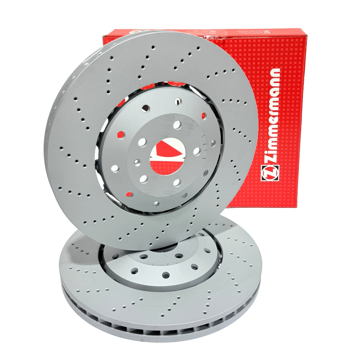 Audi RS6 C6 V10 (2008-2010) Zimmermann Rear Drilled Brake Discs