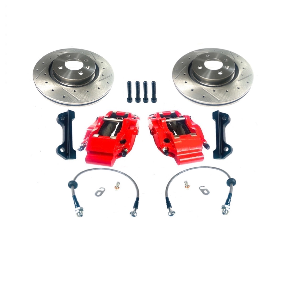 VW Golf MK2 G60 (1989-1992) 280mm 4-Piston Big Brake Kit